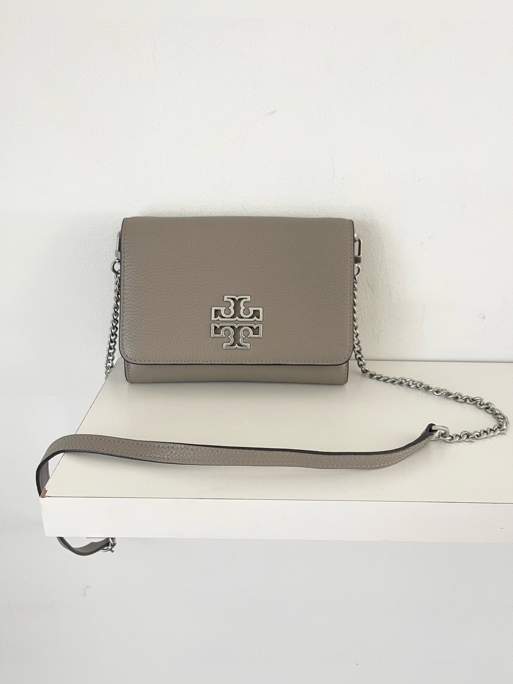 Tory Burch Gray Crossbody Bag